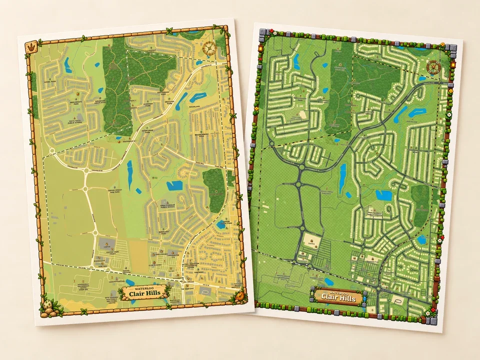 Clair Hills — two style previews